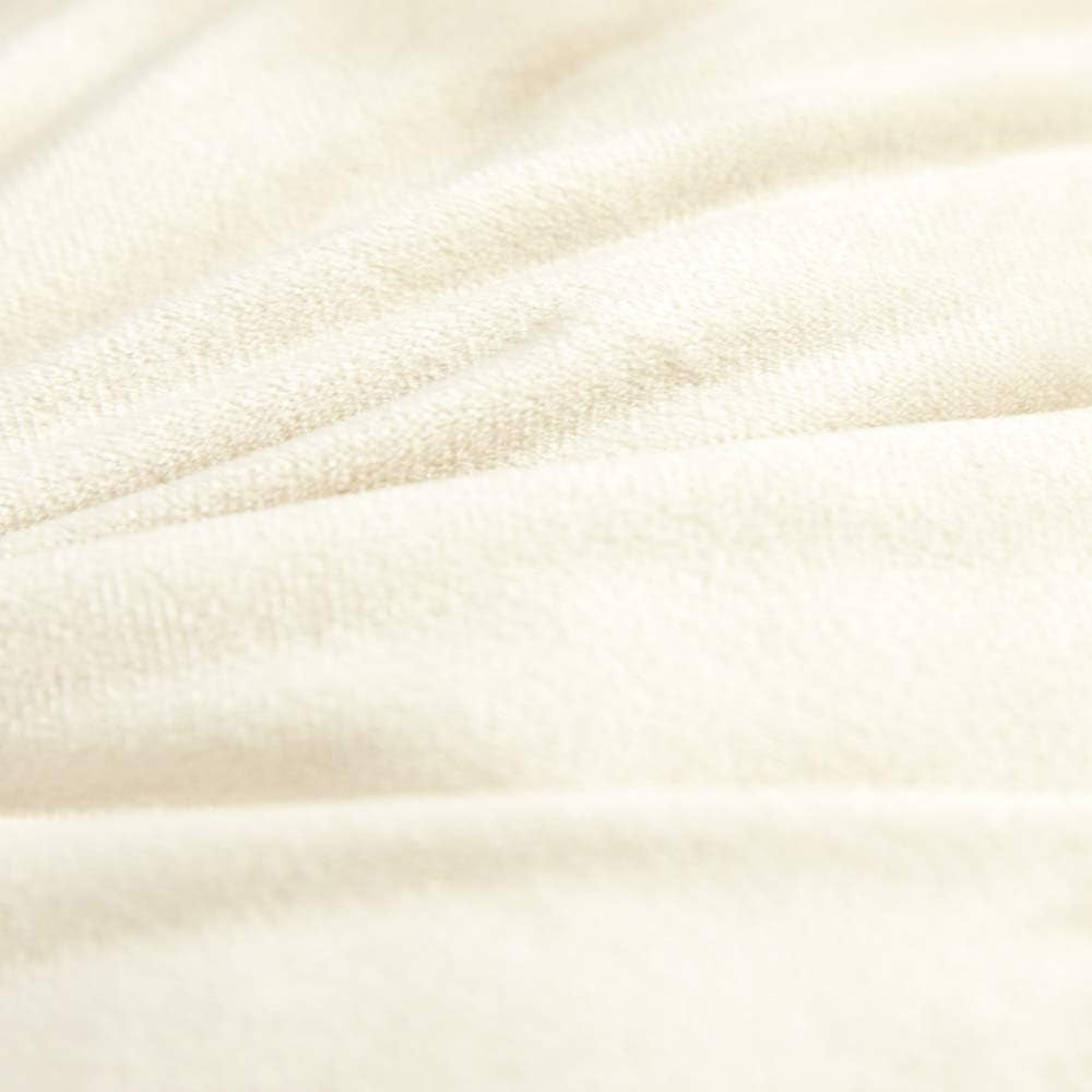 Decorative Throw Pillow Covers with Pom Poms, Pack of 2 Soft Particles Velvet Pillow Cases Square Cushion Covers for Couch Bedroom Car Sofa Outdoors 18X18 Cream White