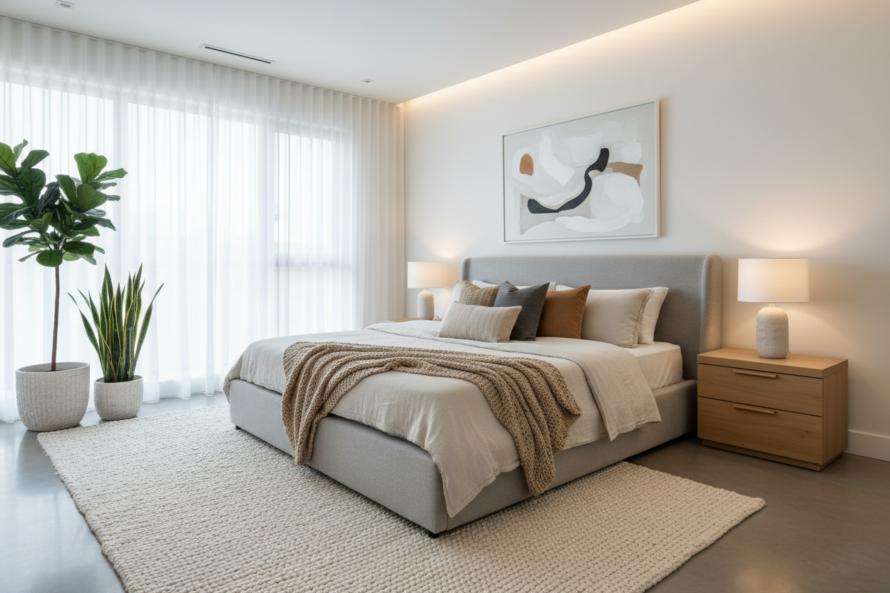 cozy modern bedroom master