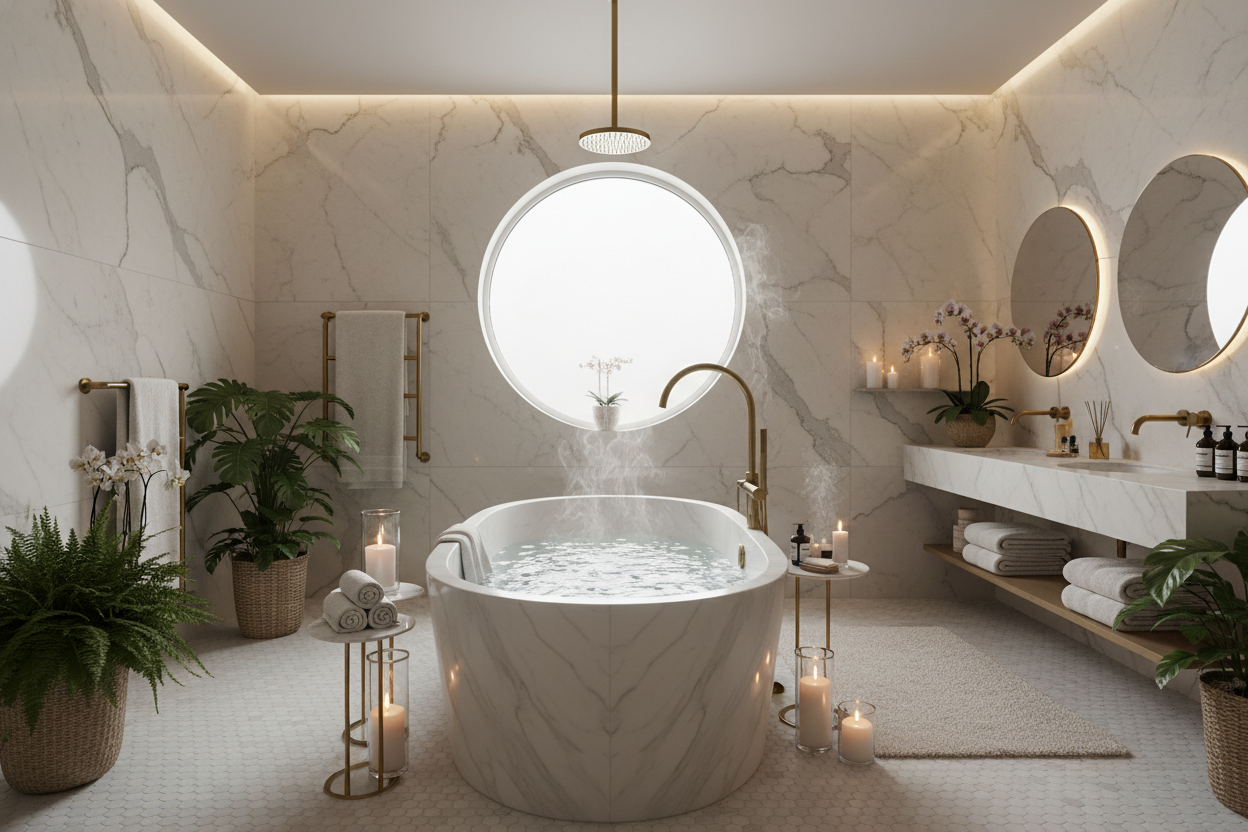 master bath spa