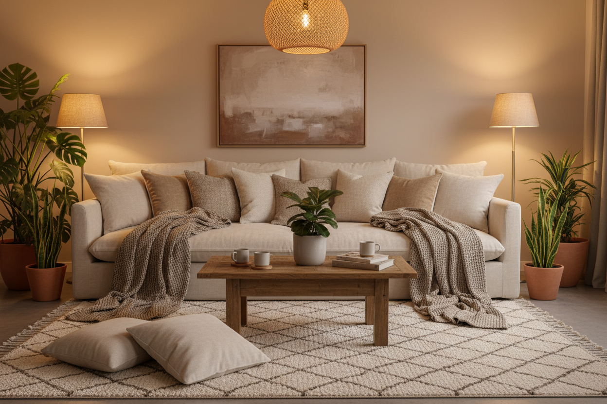 relaxing living room